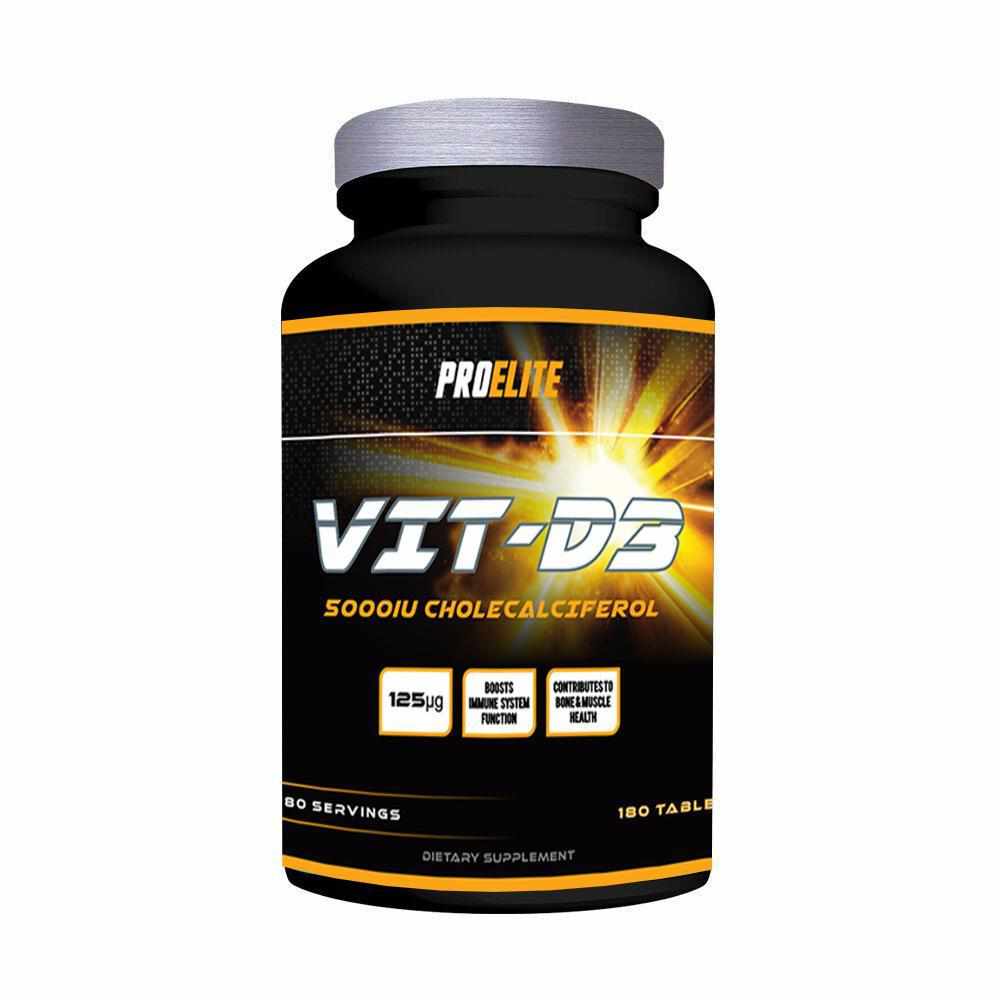 Pro-Elite Vitamin D3 5000iu 180 Softgels