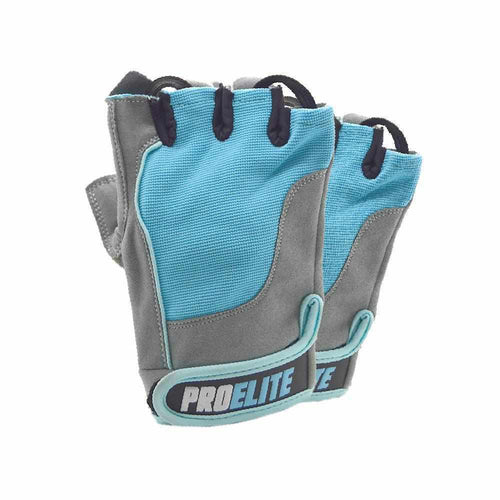 Pro-Elite Weight Lifting Gloves Sky Blue