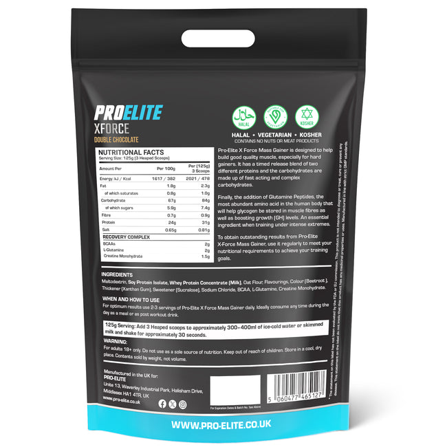 Pro-Elite XForce Mass Gainer 4Kg Bag