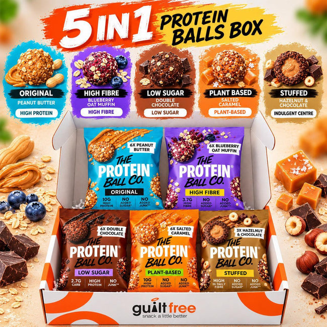 Protein Ball Variety Gift Box – 5 Flavours | Guiltfree
