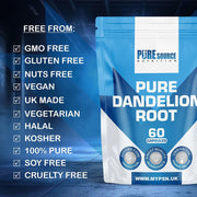 Pure Source Nutrition Dandelion 60 Capsules