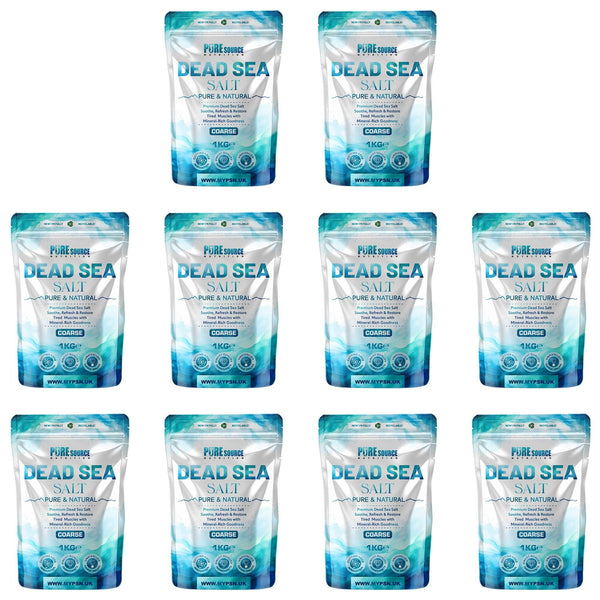 Pure Source Nutrition Dead Sea Salt 1kg Coarse - Bag