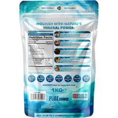 Pure Source Nutrition Dead Sea Salt 1kg Coarse - Bag