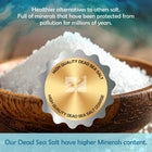 Pure Source Nutrition Dead Sea Salt 1kg Coarse - Bag