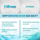 Pure Source Nutrition Dead Sea Salt 1kg Fine - Bag