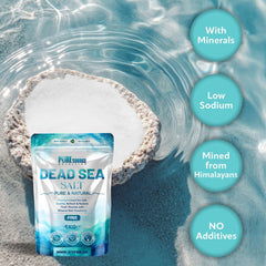 Pure Source Nutrition Dead Sea Salt 1kg Fine - Bag