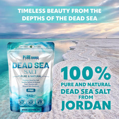 Pure Source Nutrition Dead Sea Salt 1kg Fine - Bag