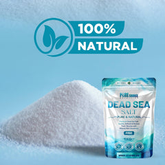 Pure Source Nutrition Dead Sea Salt 1kg Fine - Bag
