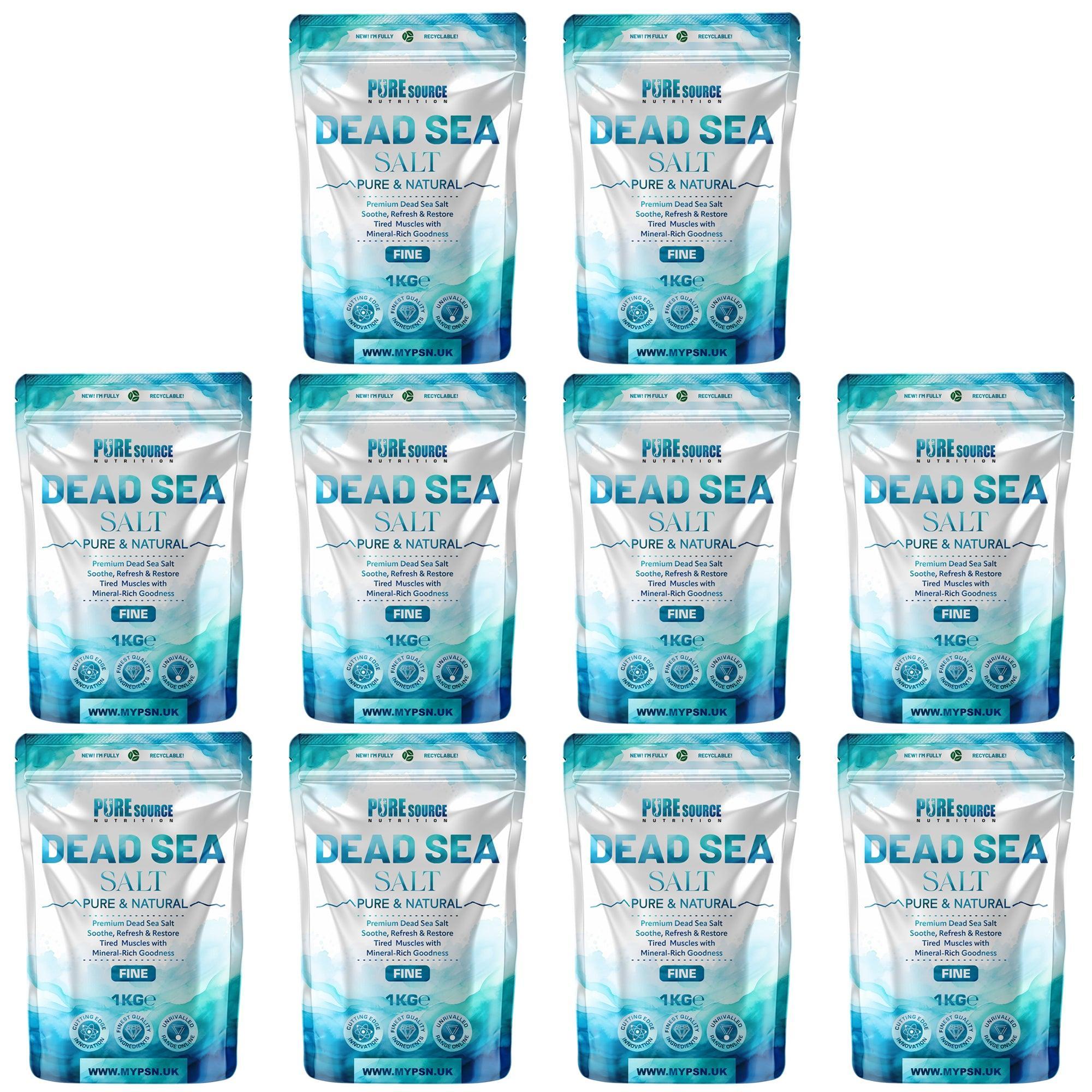 Pure Source Nutrition Dead Sea Salt 1kg Fine - Bag