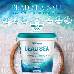 Pure Source Nutrition Dead Sea Salt Coarse - Bucket