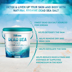 Pure Source Nutrition Dead Sea Salt Coarse - Bucket