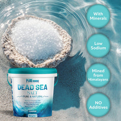 Pure Source Nutrition Dead Sea Salt Coarse - Bucket