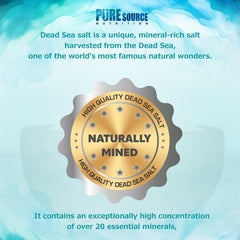Pure Source Nutrition Dead Sea Salt Coarse - Bucket