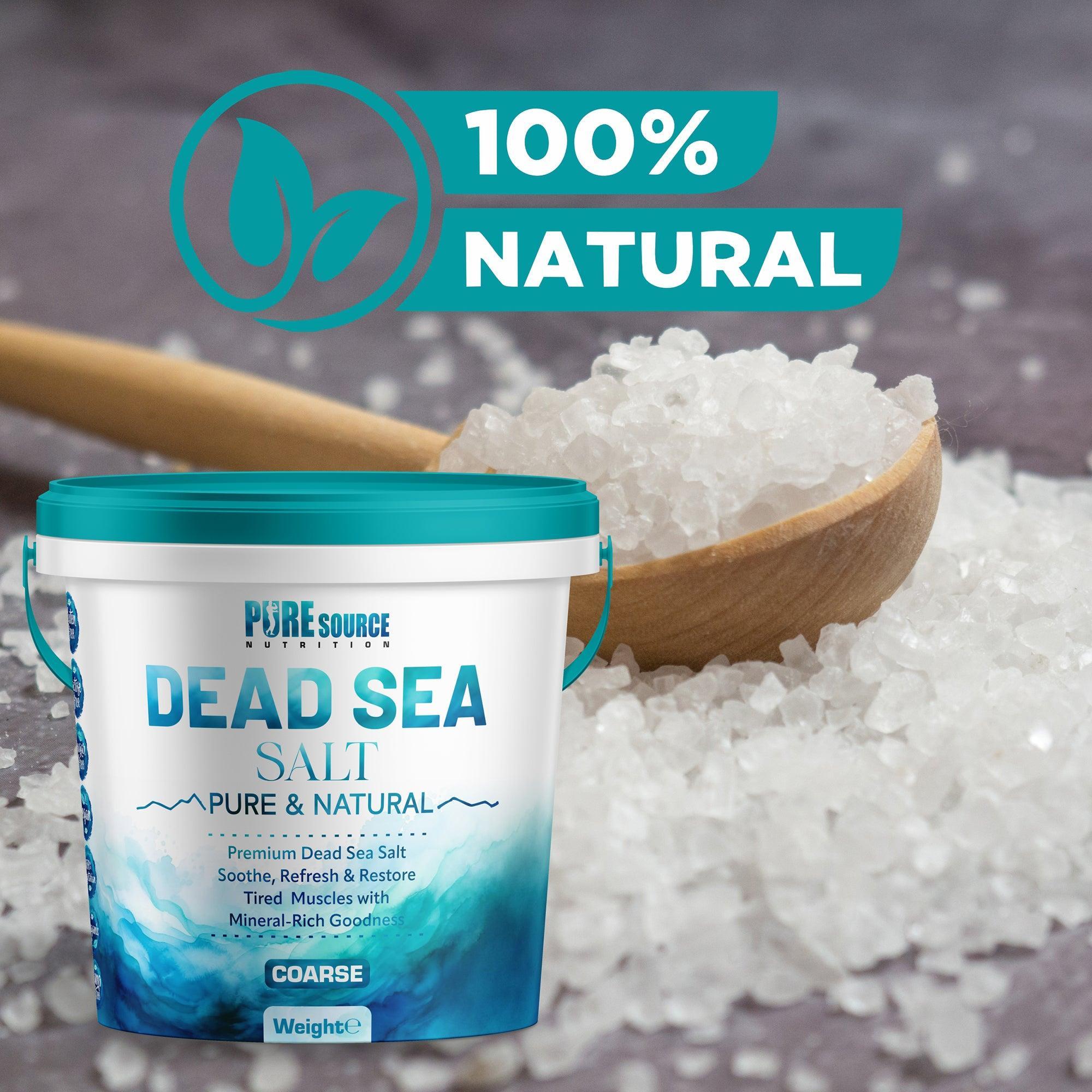 Pure Source Nutrition Dead Sea Salt Coarse - Bucket