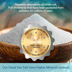 Pure Source Nutrition Dead Sea Salt Fine 1kg - Bucket