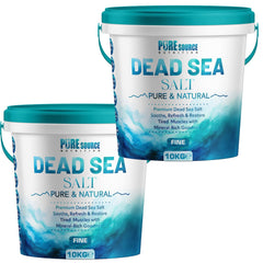 Pure Source Nutrition Dead Sea Salt Fine 1kg - Bucket