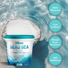 Pure Source Nutrition Dead Sea Salt Fine 1kg - Bucket