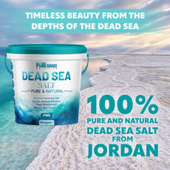 Pure Source Nutrition Dead Sea Salt Fine 1kg - Bucket