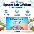 Pure Source Nutrition Epsom Salt Gift Box 10x35g – overview infographic
