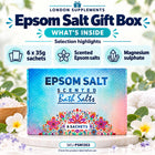 Pure Source Nutrition Epsom Salt Gift Box 6x35g – contents infographic