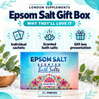 Pure Source Nutrition Epsom Salt Gift Box 6x35g – features infographic