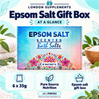 Pure Source Nutrition Epsom Salt Gift Box 6x35g – overview infographic