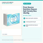 Pure Source Nutrition Epsom Salt Variety Box 30x35g – gift guide infographic