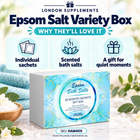 Pure Source Nutrition Epsom Salt Variety Box 30x35g – features infographic