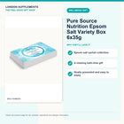 Pure Source Nutrition Epsom Salt Variety Box 6x35g – gift guide infographic