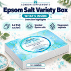 Pure Source Nutrition Epsom Salt Variety Box 6x35g – contents infographic