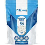 Pure Source Nutrition Gelatin Empty Empty Size : 00 / 0 / 1 (White)