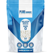 Pure Source Nutrition Gelatin Empty Empty Size : 00 / 0 / 1 (White)