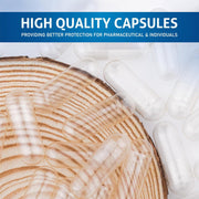 Pure Source Nutrition HPMC Vegan Empty Capsules White / Clear (Transparent) Size 0/00/1