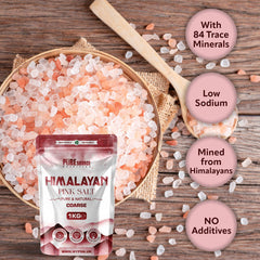 Pure Source Nutrition Himalayan Pink Salt 1Kg Coarse