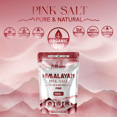 Pure Source Nutrition Himalayan Pink Salt 1Kg Fine