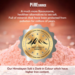 Pure Source Nutrition Himalayan Pink Salt 1Kg Fine
