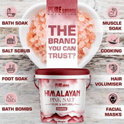 Pure Source Nutrition Himalayan Pink Salt Coarse Bucket
