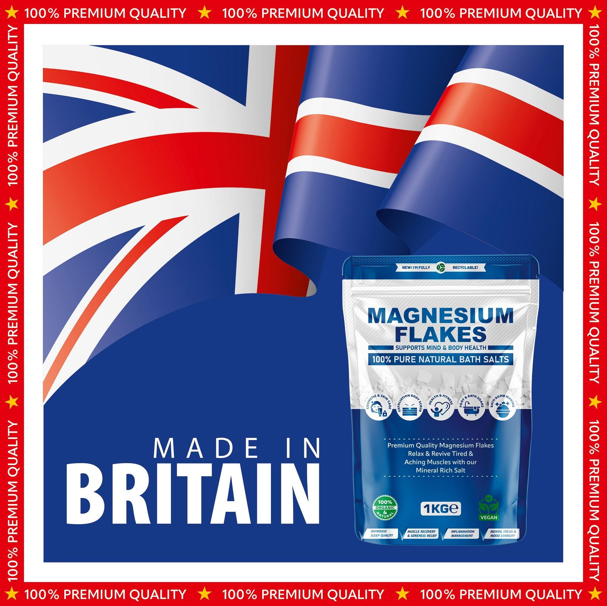 Pure Source Nutrition Magnesium Flakes 1kg Pouch