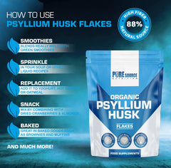 Pure Source Nutrition Psyllium Husk Flakes (Whole)