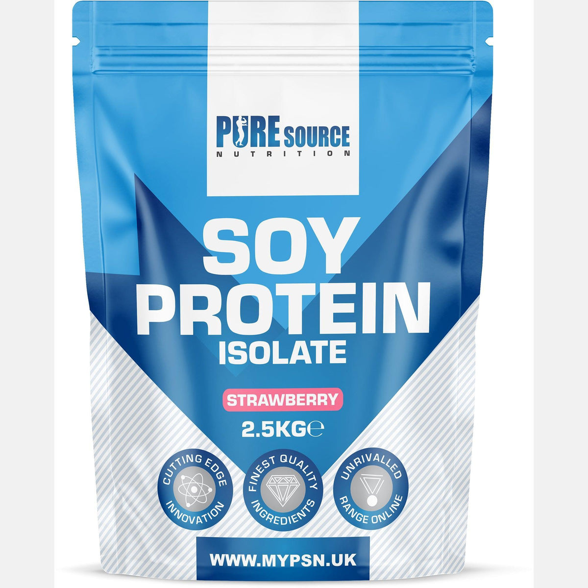Pure Source Nutrition Soy Protein 2.5kg Powder