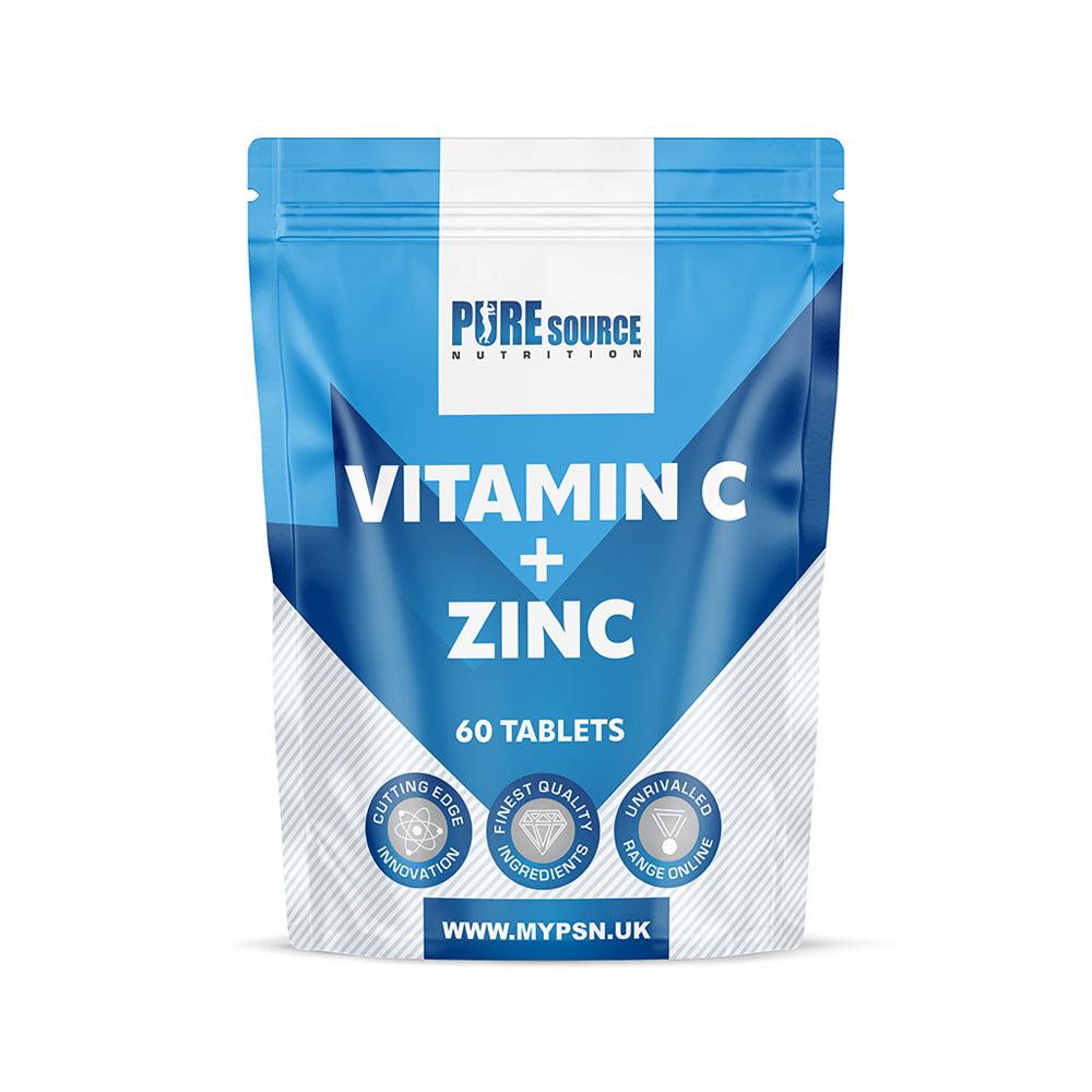 Pure Source Nutrition Vitamin C + Zinc Tablets