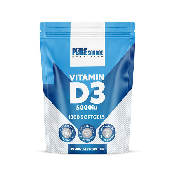 Pure Source Nutrition Vitamin D3 5000iu  (White Label)
