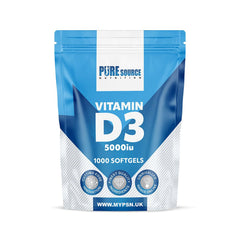Pure Source Nutrition Vitamin D3 5000iu  (White Label)