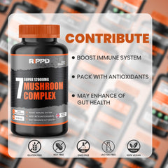 RIPPD 7in1 Mushroom Blend Mix 120 Capsules
