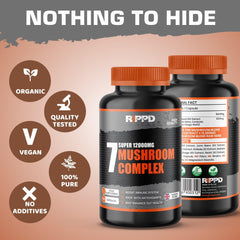 RIPPD 7in1 Mushroom Blend Mix 120 Capsules