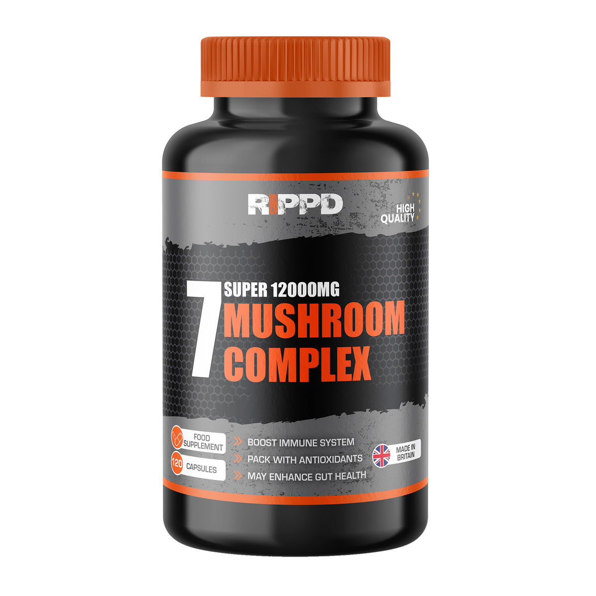 RIPPD 7in1 Mushroom Blend Mix 120 Capsules