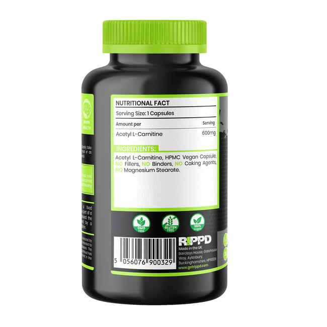 RIPPD Acetyl L-Carnitine 30 Capsules