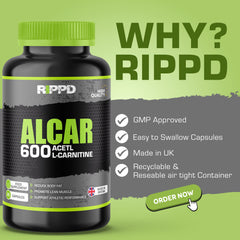 RIPPD Acetyl L-Carnitine 30 Capsules