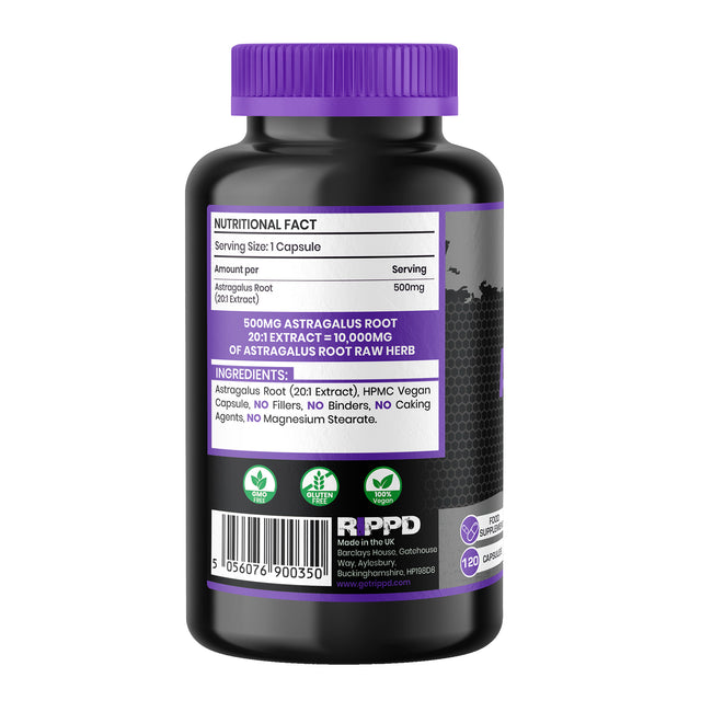 RIPPD Astragalus 120 Capsules