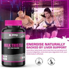 RIPPD Milk Thistle 120 Capsules
